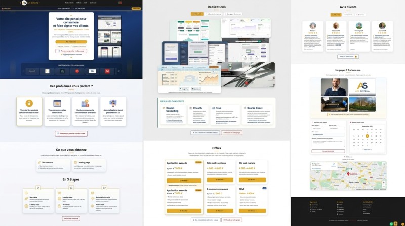Analyse de conversion d'un site web professionnel