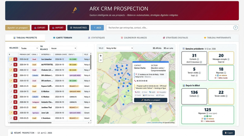Arx CRM — vue reliée