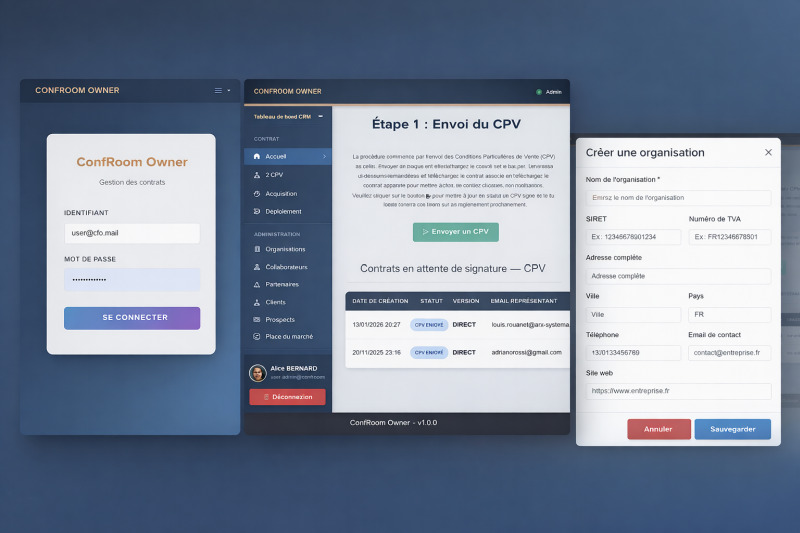 ConfRoom — dashboard